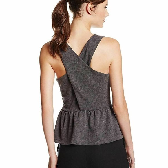 Greylin Siera Embellished Sleeveless Peplum Top - Picture 2 of 2